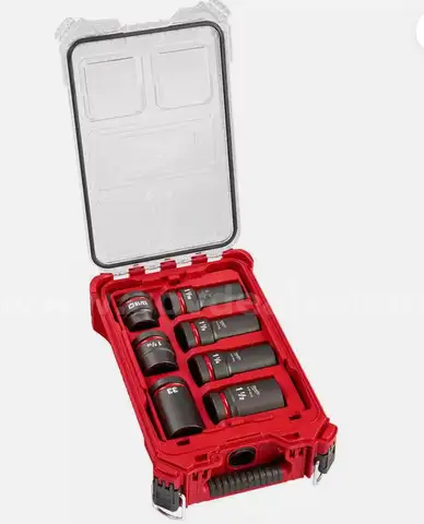 1 inch Milwaukee Drill + Semi Truck Tire Sockets and Adapters