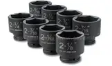 1 inch Milwaukee Drill + Semi Truck Tire Sockets and Adapters