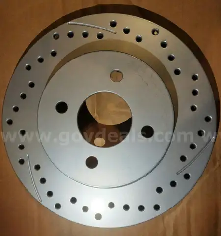 High Performance Drilled and Slotted Rotors and Brembo Brake Pads