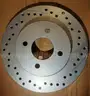 High Performance Drilled and Slotted Rotors and Brembo Brake Pads