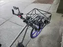 315 mile Longest Range Custom 100% Titanium Cargo Racing E-bike