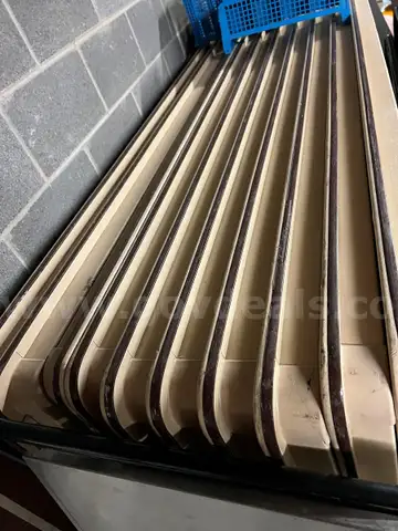 Lot of 14 8ft banquet tables