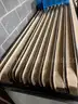 Lot of 14 8ft banquet tables