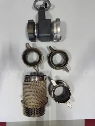 41/2&#x22; threaded to 5&#x22; storz valve, Basket strainer