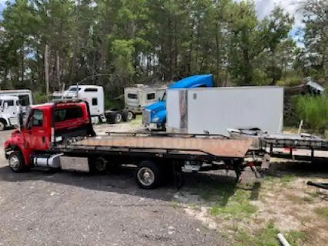 2015 INTERNATIONAL FLAT BED/WHEEL LIFT TOW TRUCK