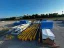 Hoist System, Eurocrane Electric Wire Rope, w/ SEW-Eurodrive Motor, &#x26; Structural Supports, Qty 22, UNUSED
