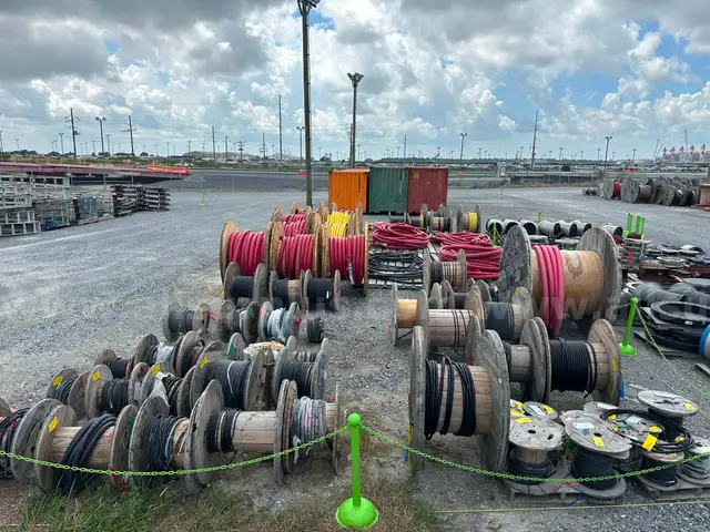 Cable Reels, 500 to 700 KCMIL, 2 to 16AWG, Qty 84 Partial Reels