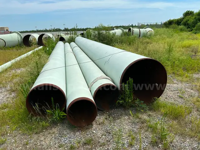 Pipe &#x26; Fittings, 4in to 48in, .0375 to STD, CS, SS, FBE Coated, 1 LOT