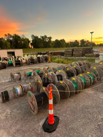 Cable Reels, 1PR to 8PR, 1/0 to 20AWG, Qty 97 Partial Reels, Approx 47,141 Ft
