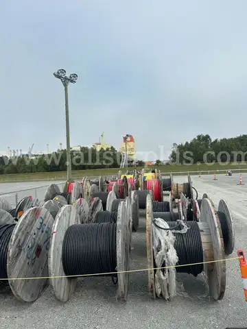 Cable Reels, 12PR to 24PR, 1/0 to 16AWG, Qty 49 Partial Reels, Approx 17,039 Ft