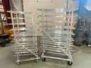 Mobile Can Storage Racks, Lot of 2