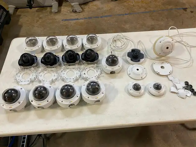 Axis Security Cameras - Lot of 13