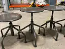 Safco Adjustable Stool (LOT OF 4)