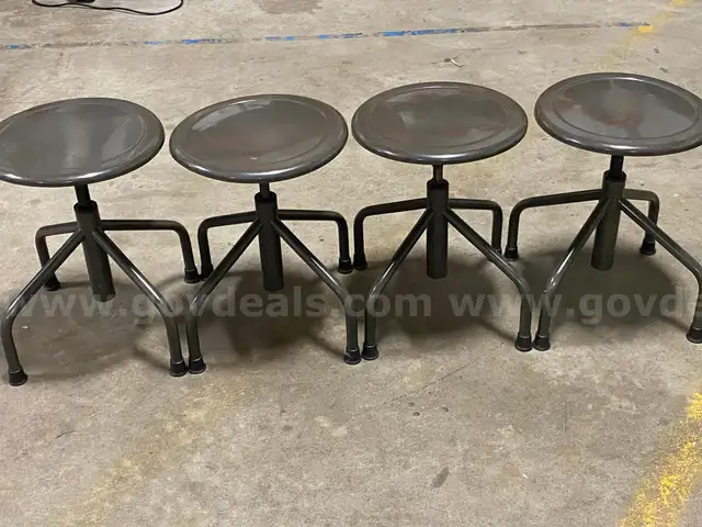 Safco Adjustable Stool (LOT OF 4)