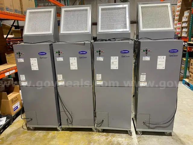 Carrier Opticlean Negative Air Machine (Lot of 4)
