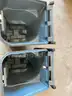 Rubbermaid Confidential Document Container, FG9W1088GRAY (Lot of 2)