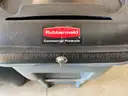 Rubbermaid Confidential Document Container, FG9W1088GRAY (Lot of 2)