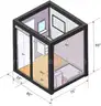 Portable Restroom w/ Shower, Mobile Toilet