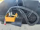 CMA Skid Steer Box Broom Sweeper 84&#x22; HD Attachment Broom Bucket Poly Wire Brush