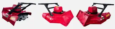 Raytree Forestry Disc Mulcher Shredder Heavy Duty Skid Steer Attachment High Flow