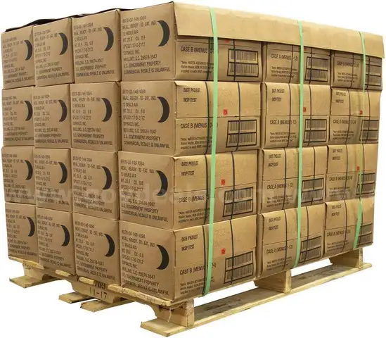 48 Cases of Military Meals Ready to Eat  MRE