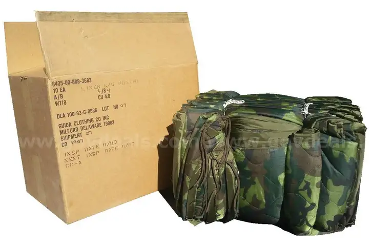 10 Military Issue New Woodland poncho liner