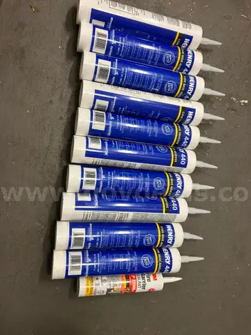 A Lot of  Henry Base Adhesive & 3M Fire Barrier Sealant