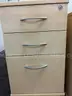 Lot of Office furniture bundle: under-desk storage, cabinet, stools &#x26; tables