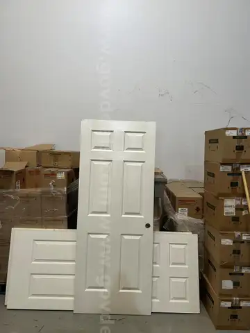 Six Panel Hollow-Core Door Slabs