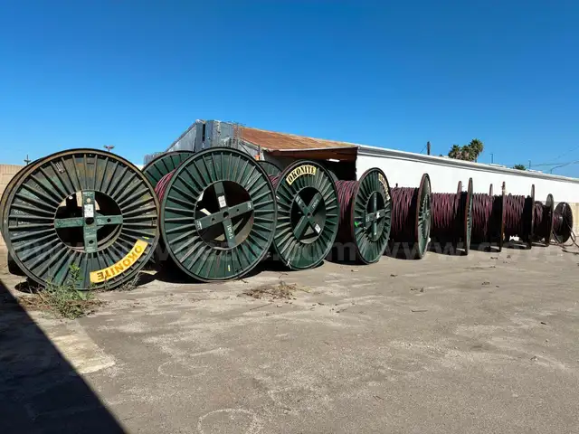 10 reels of scrap spooled electrical distribution cable (LOT #2)