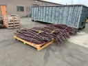 15 reels of scrap spooled electrical distribution cable  and 8 pallets of chopped scrap (LOT 6)