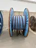 17 reels (12 steel + 5 wooden) of scrap spooled electrical distribution cable and 2 pallets and 1 crate of scrap (LOT 7)