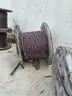 24 reels (13 steel + 11 wooden) of scrap spooled electrical distribution cable and 5 pallets scrap (LOT 8)