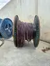 24 reels (13 steel + 11 wooden) of scrap spooled electrical distribution cable and 5 pallets scrap (LOT 8)