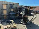 20+ pallets of chopped scrap, 19+ reels of coiled scrap, 3 steel tilt dump bins
