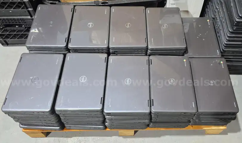 Lot of 50 Dell 11 3189 2 in 1 Chromebooks - touch screen - chargers included