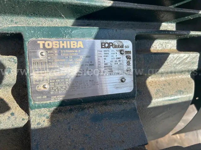 TOSHIBA 75 HP ELETRIC MOTOR