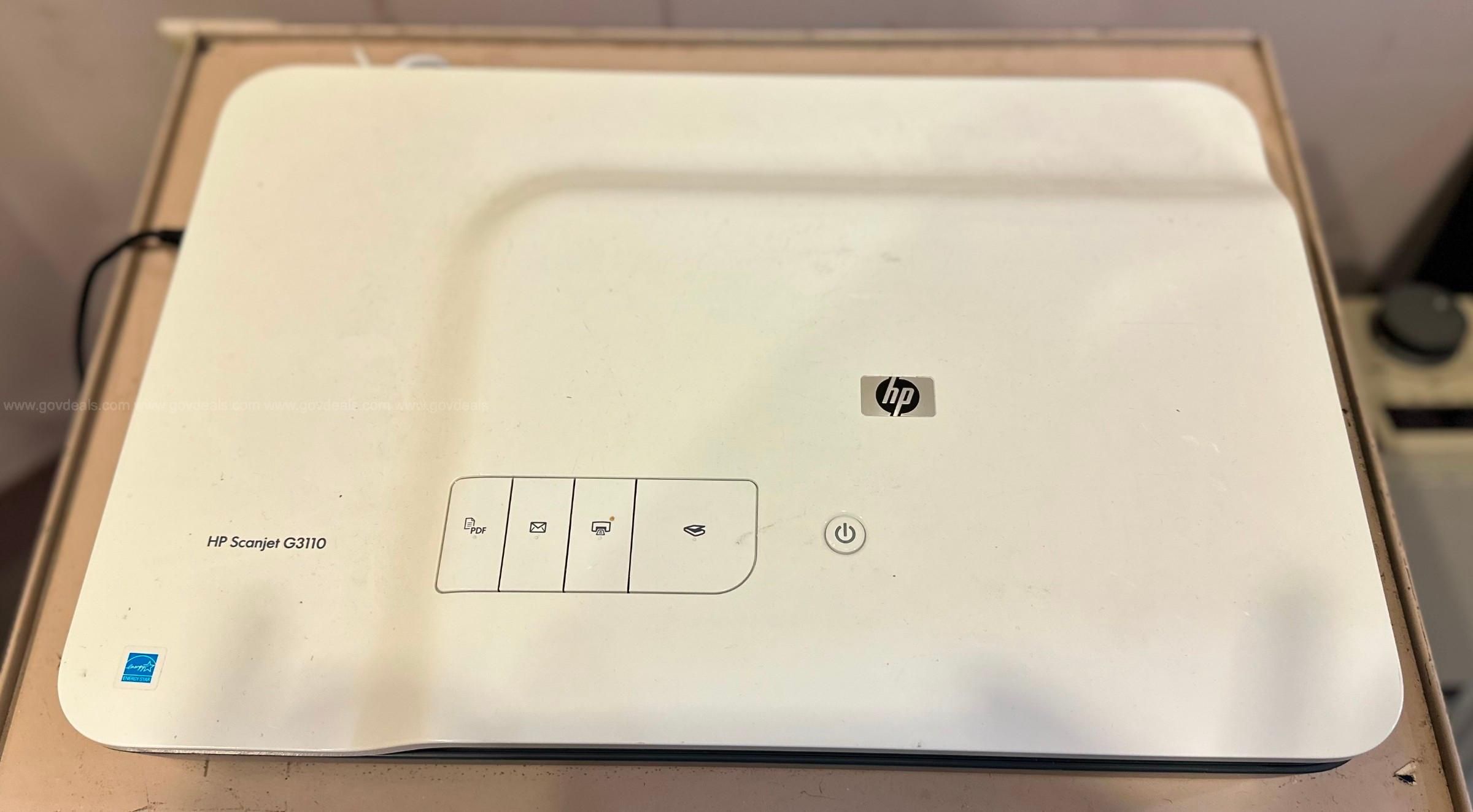 メーカー直売所 HP Scanjet G3110 Scanner-Operational when taken out of リール