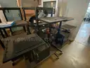 Lot of (3) Carts w/ TVs
