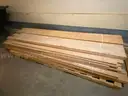 Lot of Hardwood &#x26; Casters w/ Wheels
