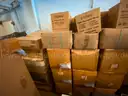 Lot of (4) Misc. Medical Supplies and PPE Pallets &#x26; (14) Soap Dispensers