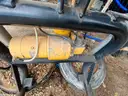 Hustler Zero Turn Mower/ John Deere 72&#x22; V-Plow/ Rack for Plow