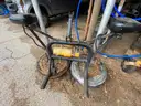 Hustler Zero Turn Mower/ John Deere 72&#x22; V-Plow/ Rack for Plow
