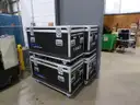 Lot of Professional Road/Transport Cases on Casters (Foam-Fitted Interiors)
