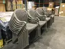 One (1) Lot of Matching Stackable Outdoor Chairs