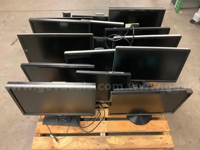 One (1) Pallet of Assorted Flat-Panel Monitors