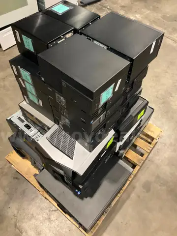 One (1) Lot of Assorted Desktop Computers (No Hard Drives)