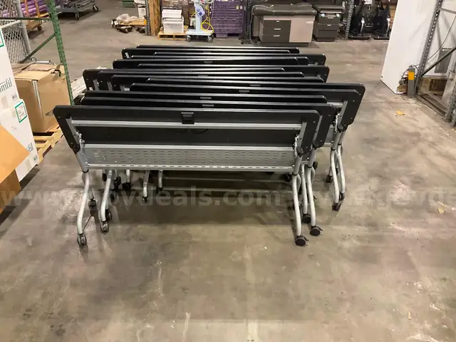 One (1) Lot of Matching Folding tables