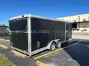 One (1) Black Enclosed Trailer