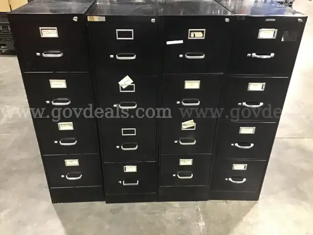 One (1) Lot of Assorted File Cabinets